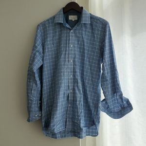 Ted Baker Endurance blue dress shirt 15.5 32/33